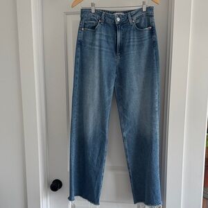 PAIGE Anessa Classic Blue Straight Leg Jeans